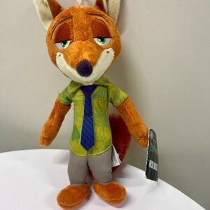 Disney Zootopia Nick Wilde Plush NEW
